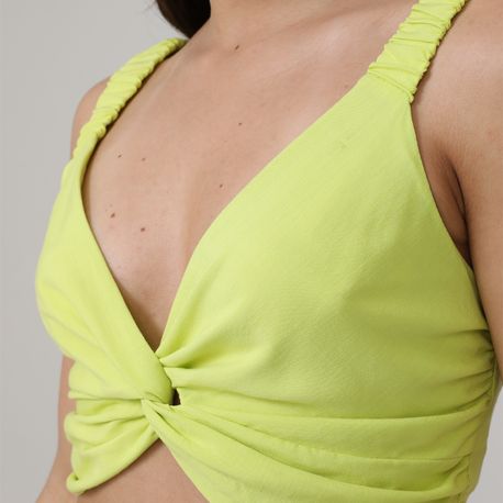 REGATA CROPPED COM ELASTICO NAS COSTAS 3761 VERDE GG