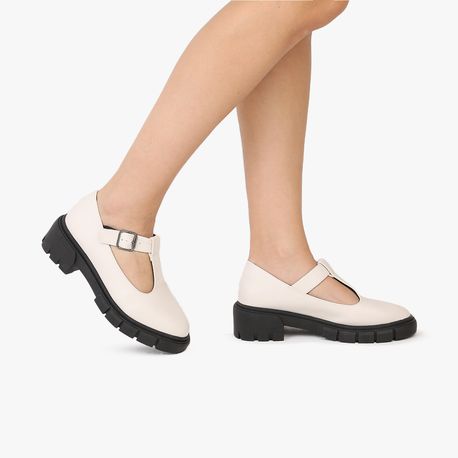 SAPATO BONECA TRATORADO SD52610351 OFF WHITE NP/PTO SOLADO/PTO FORRO 34