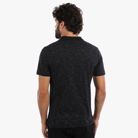 POLO BASICA JET COM BORDADO P221 PRETO P
