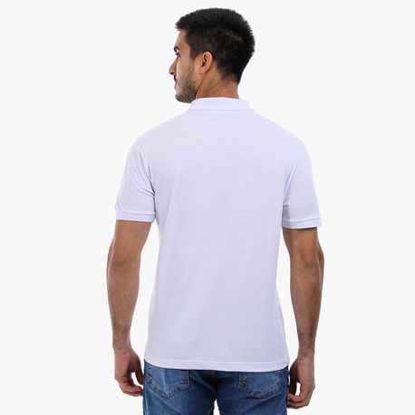 POLO BASICA PIQUET COM BORDADO P206 BRANCO P