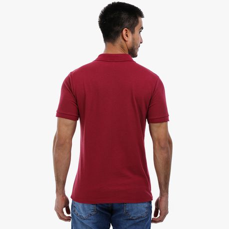 POLO BASICA PIQUET COM BORDADO P206 BORDO P