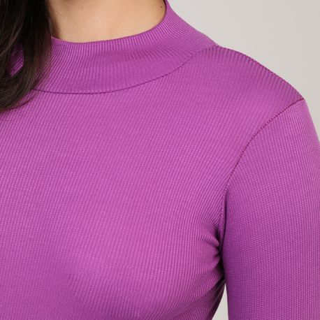 BLUSA ML ALTERNECK CANELADA 800 ROXO G