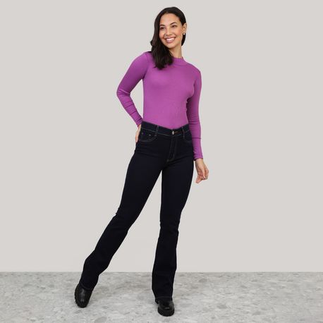 BLUSA ML ALTERNECK CANELADA 800 ROXO G