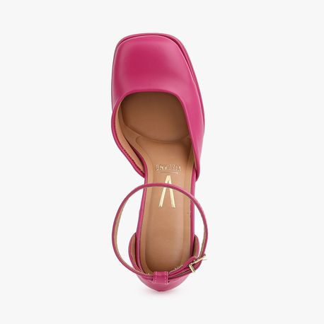 SAPATO 1/2 PATA FLAT 1395101 MAGENTA PELICA 34