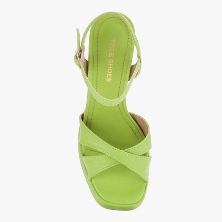 SANDALIA SALTO X CROCO 1067553 LIMONE CROCO LONDON 36