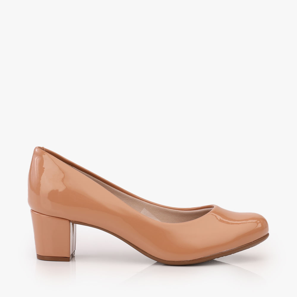 SAPATO SALTO 4777409 NUDE VERNIZ 34