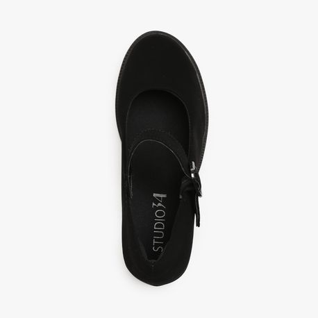 SAPATO SALTO BONECA SD64610270 PPTO NB/PTO VIRA/ONIX FIVELA 34