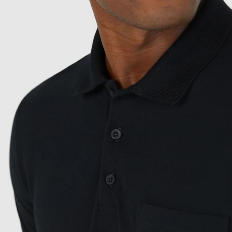 POLO BASICA C/BOLSO PIQUET STRECH 1000004427 PRETO P