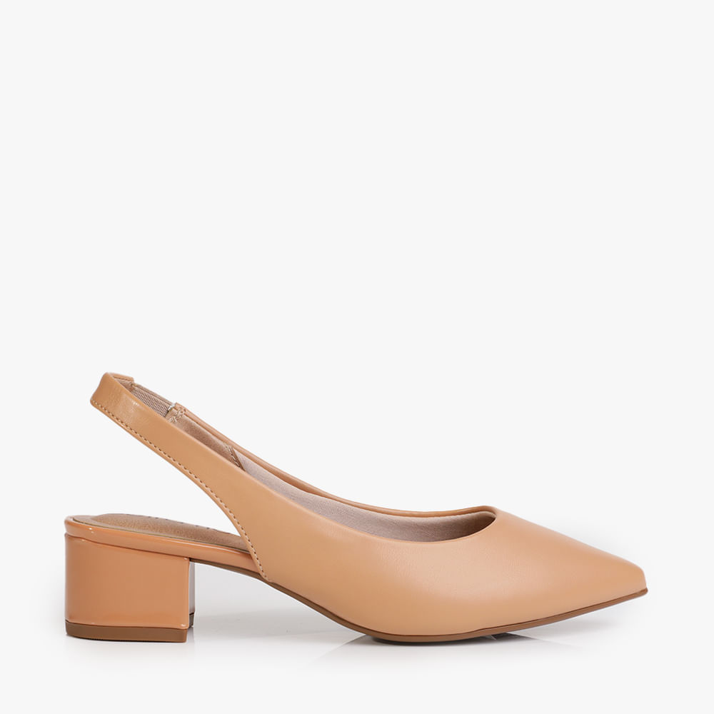 SAPATO ESTILO CHANEL 4182220 NUDE NP/NUDE VZ 35