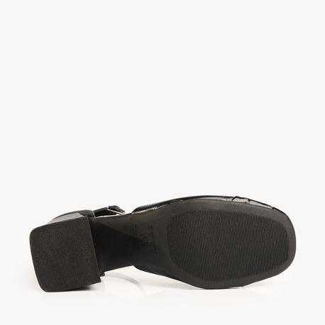 SAPATO SAIA E BLUSA SD94111359 PTO VZ/PTO NP/ONIX FIVELA 37