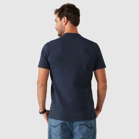 POLO BASICA C/BOLSO PIQUET STRECH 1000004427 MARINHO P