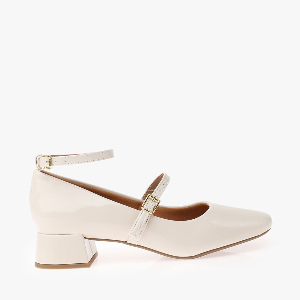 SAPATO SALTO BONECA 4566391 OFF WHITE VZ 37