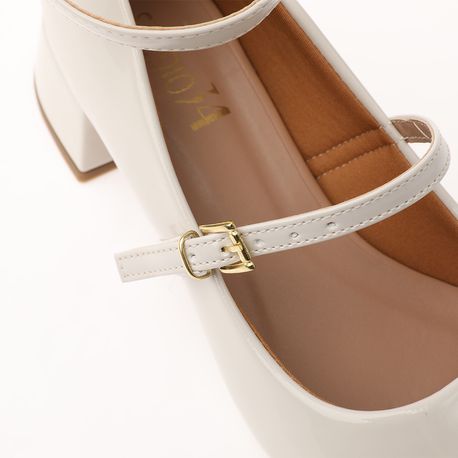 SAPATO SALTO BONECA 4566391 OFF WHITE VZ 37