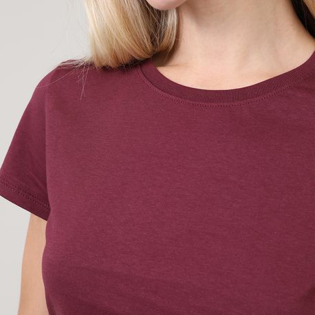 BLUSA MC BABY LOOK BASICA 004499 VINHO P