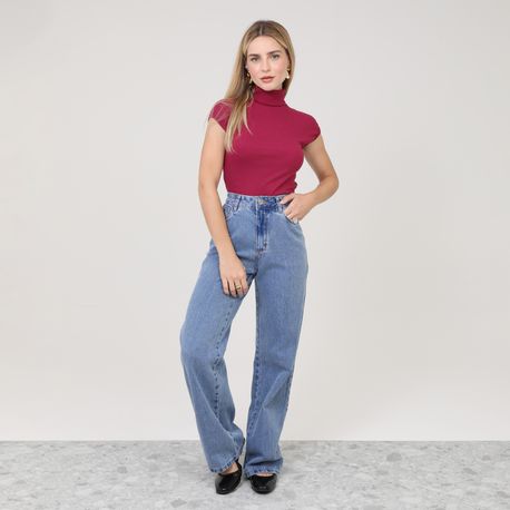 BLUSA MC GOLAO ZARA 03 3 70 VINHO M