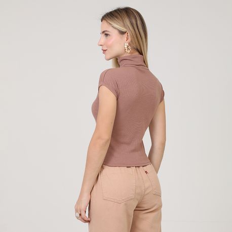BLUSA MC GOLAO ZARA 03 3 70 CAPPUCCINO P