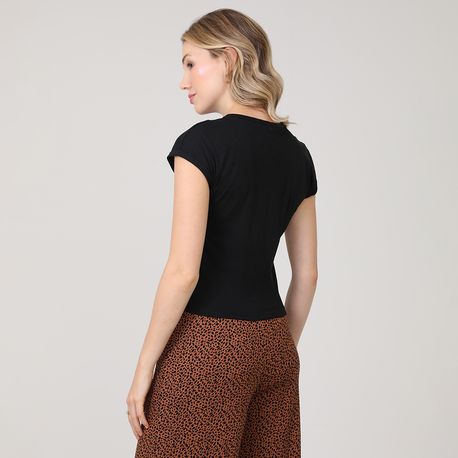 BLUSA MC RIBANA MORCEGO CARECA 03 3 72 PRETO P