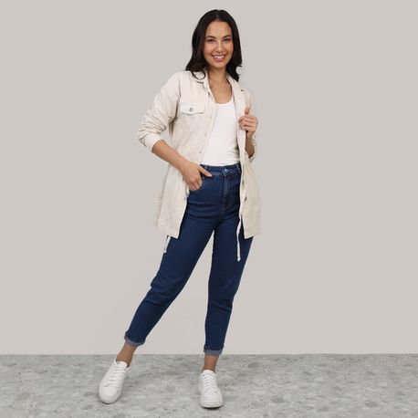 BLUSA MC VISC PALA PING BOLSO 915195 OFF WHITE M