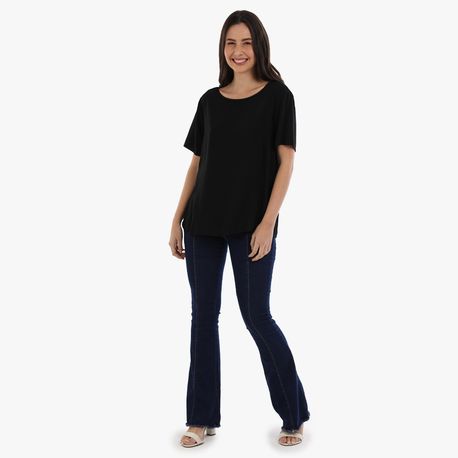 BLUSA MC TP 472 PRETO P