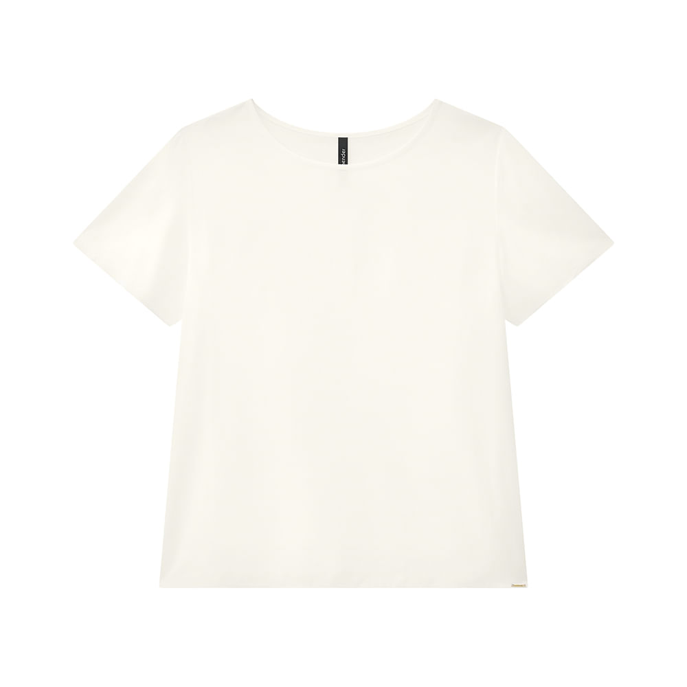 BLUSA MC TP 472 OFF WHITE P