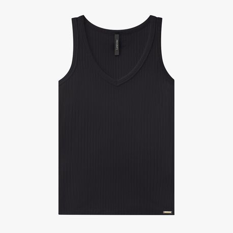 REGATA GOLA V CANELADA 475 PRETO P