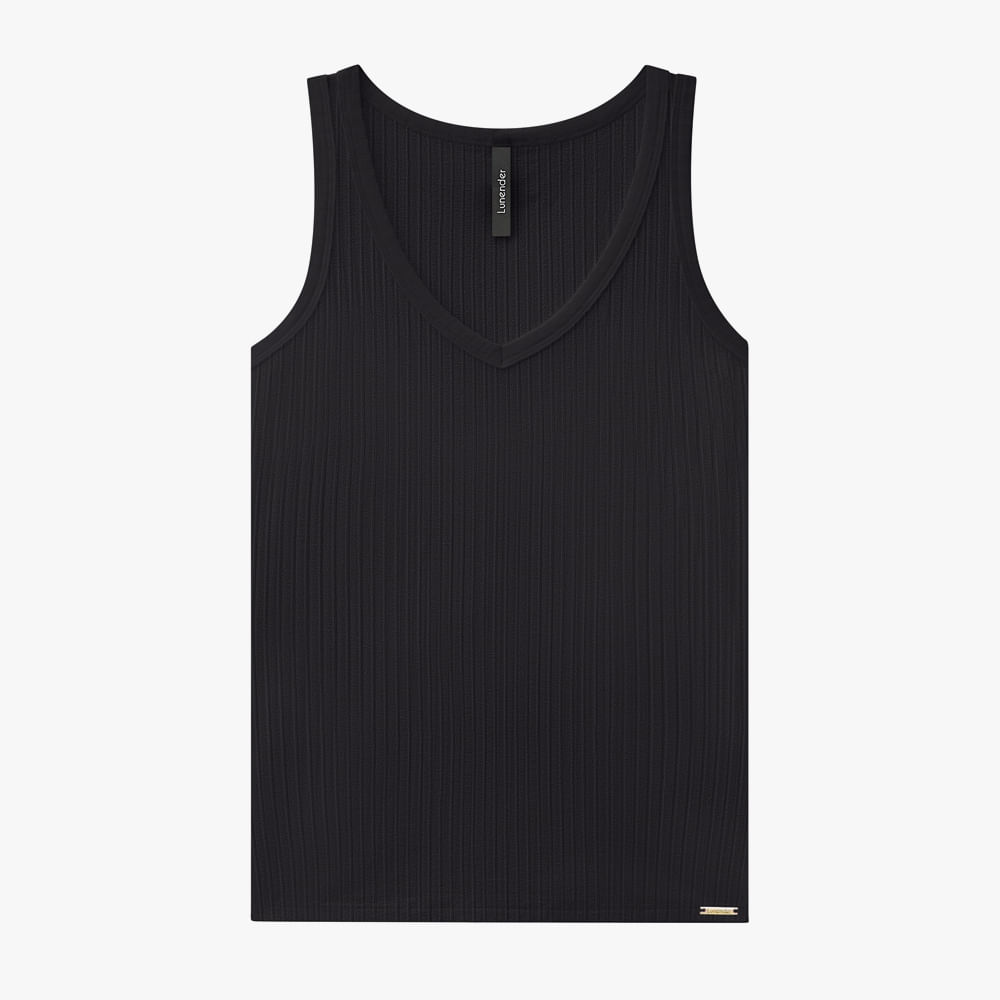 REGATA GOLA V CANELADA 475 PRETO P