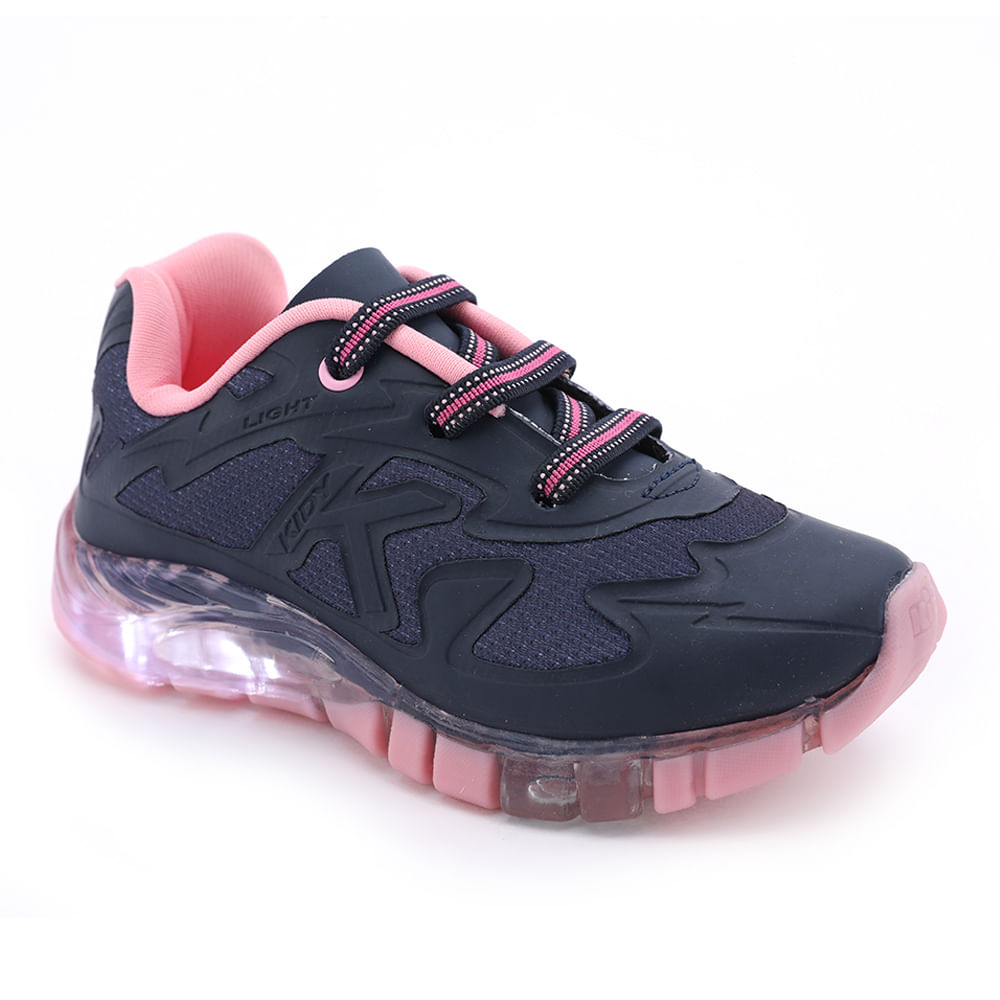 TENIS FLEX LIGHT BB MNA 020 1124 MARINHO / ROSA 26