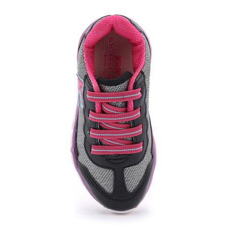 TENIS LIGHT GIRL JUV MNA 023 0012 PRETO / PINK 25