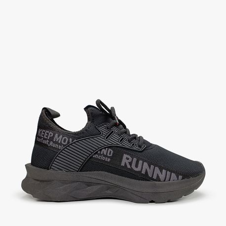TENIS JOGGING MASCULINO JM008 05-PRETO/GRAFITE 39