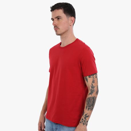 CAMISETA MC GOLA CARECA 00820/00975 VERMELHO P