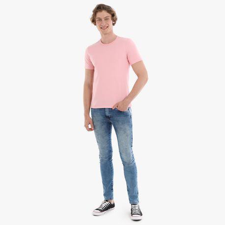 CAMISETA MC GOLA CARECA 00820/00975 ROSA G