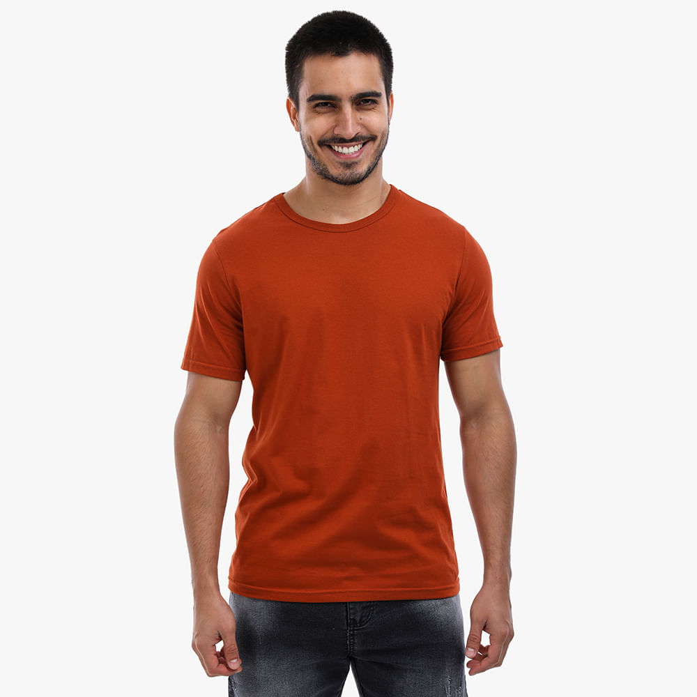 CAMISETA MC GOLA CARECA 00820/00975 LARANJA P