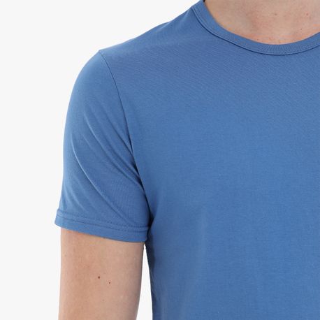 CAMISETA MC GOLA CARECA 00820/00975 AZUL BEBE M