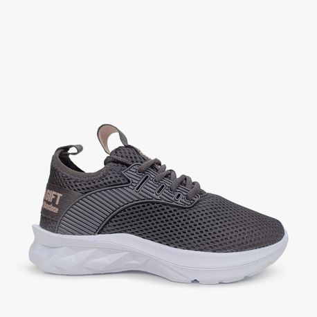 TENIS JOGGING FEMININO JF006 02-PRETO/NUDE 38