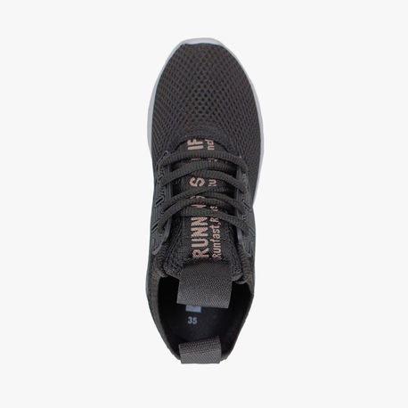 TENIS JOGGING FEMININO JF006 02-PRETO/NUDE 38