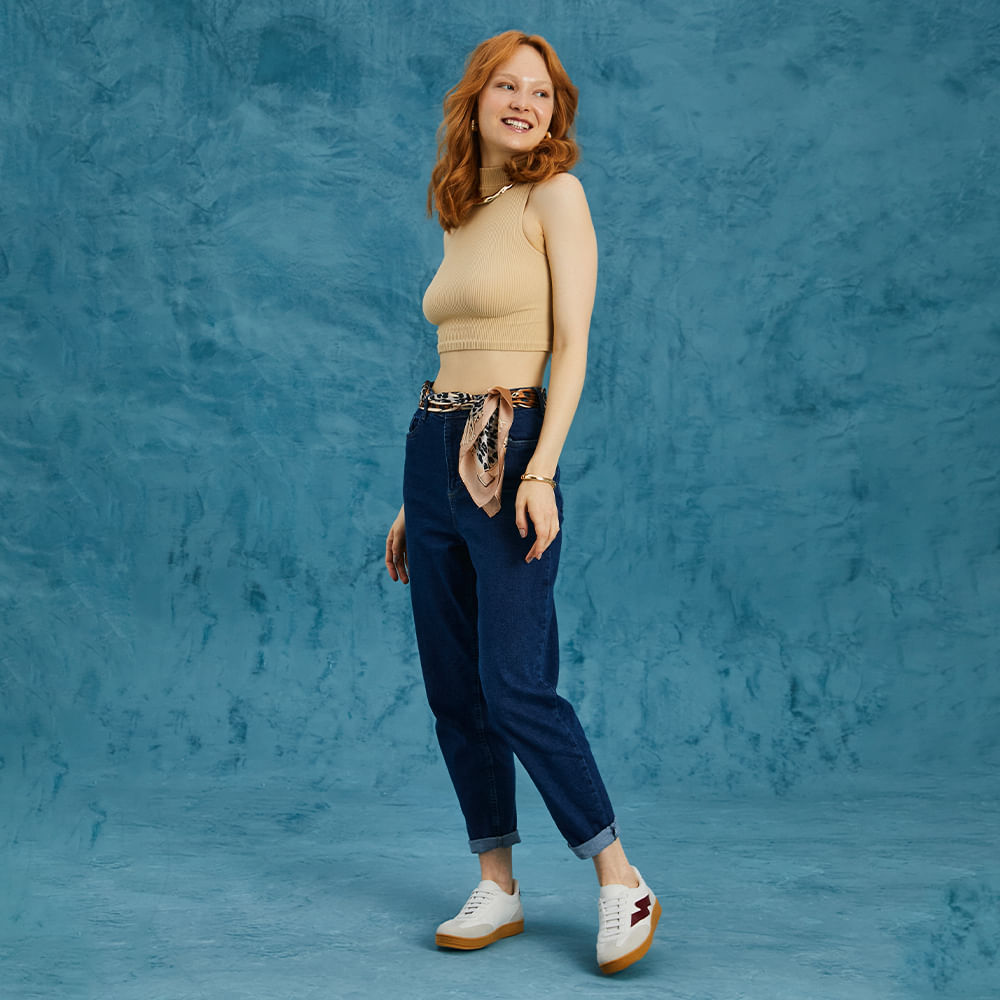 REGATA CROPPED GOLA POLIAMIDA JOV 3676-1T BEGE P