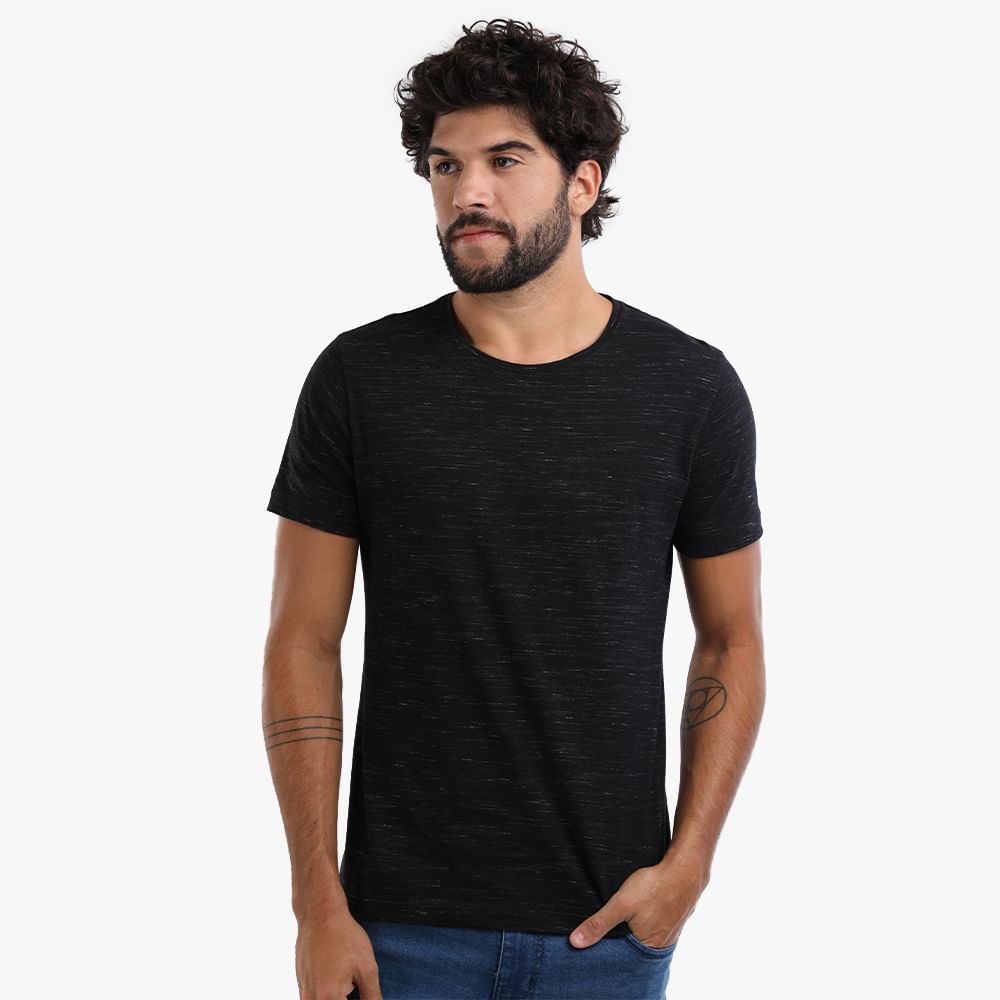CAMISETA MC BASICA JET P106 PRETO P