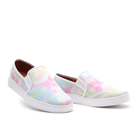 TENIS CASUAL VIZZANO 1214200 TEC TIE DYE MULTI ROSA 38