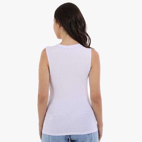REGATA ALTERNECK CANELADA 361 BRANCO M