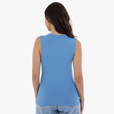 REGATA ALTERNECK CANELADA 361 AZUL P