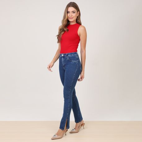 REGATA ALTERNECK CANELADA 361 VERMELHO P