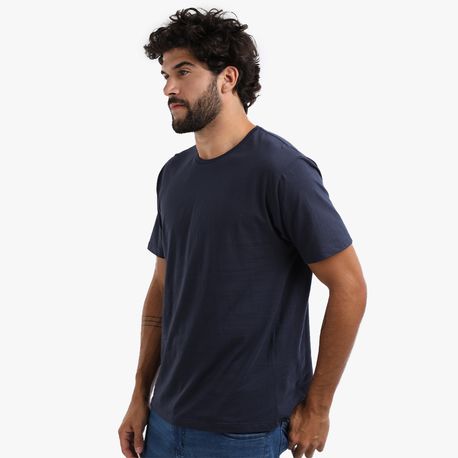 CAMISETA BASICA GOLA CARECA 3000 MARINHO P