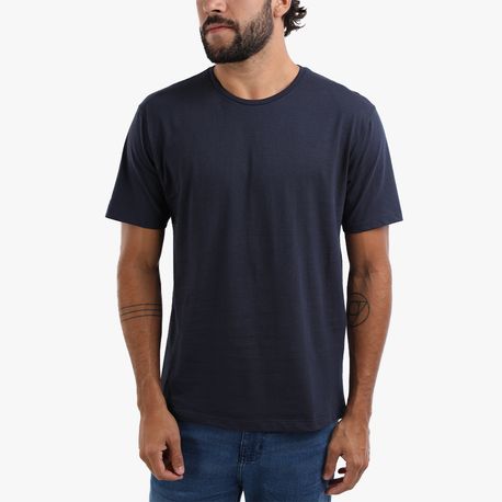 CAMISETA BASICA GOLA CARECA 3000 MARINHO P