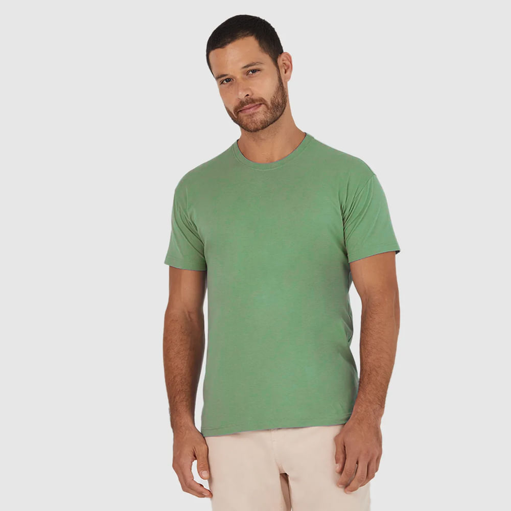 CAMISETA MC BÁSICA 1000004423/45 VERDE P