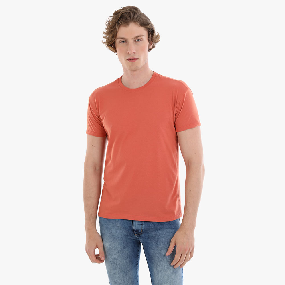 CAMISETA MC BÁSICA 1000004423/45 LARANJA P