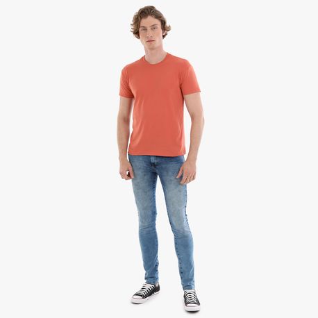 CAMISETA MC BÁSICA 1000004423/45 LARANJA P