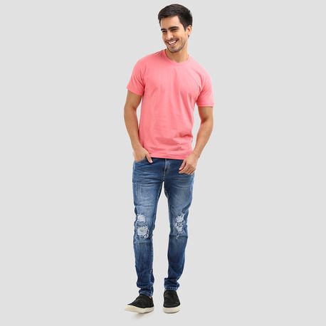 CAMISETA MC BÁSICA 1000004423/45 CORAL P