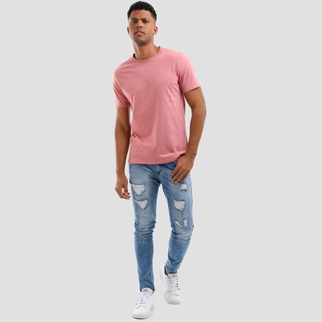 CAMISETA MC BÁSICA 1000015037 ROSE P