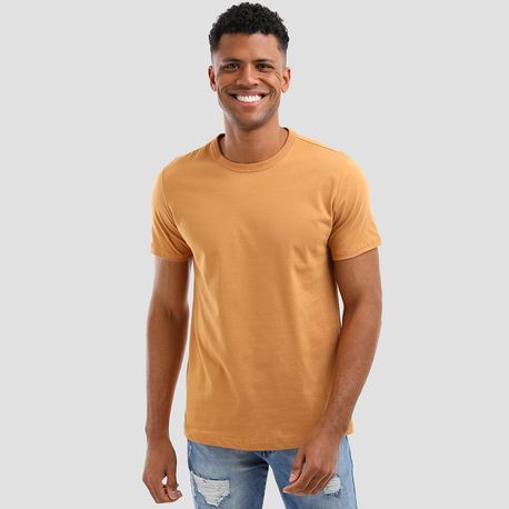 CAMISETA MC BÁSICA 1000015037 OCRE P