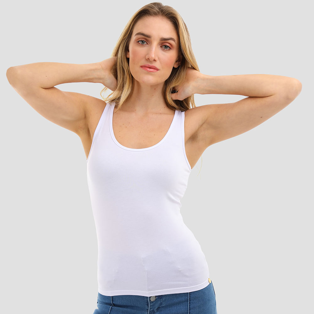 REGATA BASICA VISCO 00277 BRANCO P
